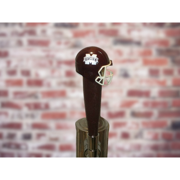 NCAA Mississippi State Beer Tap Handle Kegerator Bulldogs Football Brew Ale SEC - Picture 1 of 3